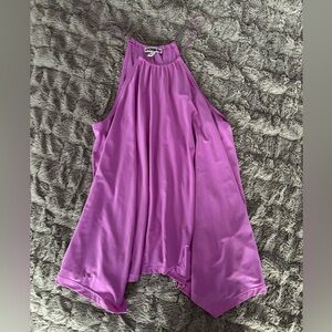 Express flowy purple tank
